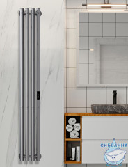 Полотенцесушитель электрический Indigo Style (с таймером) 18х120 графит (с возможностью скрытого подключения, подключение R/L)