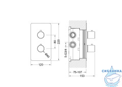 Встраиваемый смеситель для ванны Aquatek Евролпа AQ1393CR (хром)
