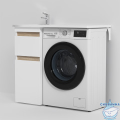 Раковина на стиральную машину Am.Pm X-Joy 100 L M85AWPL1001WG