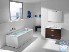 Акриловая ванна Roca Easy 170x70 с каркасом