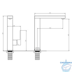 Смеситель для кухни Abber Daheim AF8214 (хром)