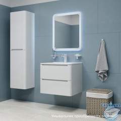 Тумба подвесная, белый, 60 см, Edifice,  IDDIS, EDI60W0i95. Подходит умывальник  0106000i28