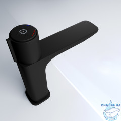 Смеситель для раковины Iddis Slide SLIBLBTi01 (без донного клапана) (черный матовый)