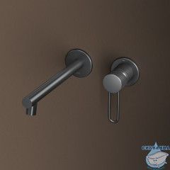 Встраиваемый смеситель для умывальника, графит матовый, Duna, IDDIS, DUNGM00i65