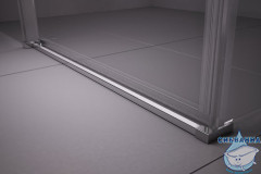 Дверь в нишу Ravak Matrix MSD2 110 см L профиль сатин