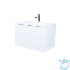 Тумба с умывальником, подвесная, 80 см, белый, Oxford Neo, IDDIS, OXN80W0i95K подходит умыв. 0108000i28