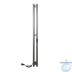 Полотенцесушитель электрический Indigo Style (с таймером) 10х120 графит (с возможностью скрытого подключения, подключение R/L)