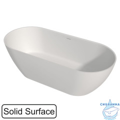 Ванна WHITECROSS Tawna 165x80 (белый мат) иск. камень