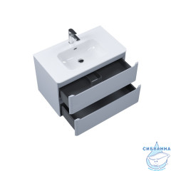 Тумба с умывальником Iddis Edifice 80 см светло-серый EDI80L0I95