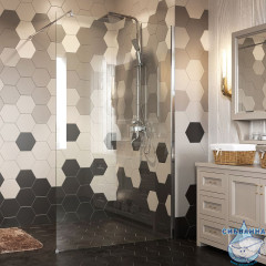 Душевое ограждение Wasserkraft Rossel 110 см 28W46