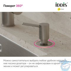 Дозатор для жидкого мыла Iddis Kitchen SDIBN00i59