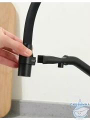 Смеситель кухни Frap F4397-6 (черный матовый)