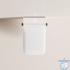 Унитаз подвесной безободковый Abber Rechteck AC1215S с сиденьем Soft Close (микролифт) (белый матовый)