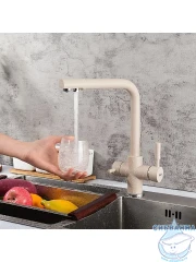 Смеситель кухни Frap F4352-23 (бежевый)