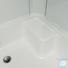 Душевая кабина Тритон Коралл L 120х80 В профиль белый, стело лайт Щ0000068947