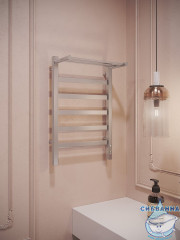 Полотенцесушитель электрический Terminus Ното П6 40х65 с полкой (с возможностью скрытого подключения, подключение справа)