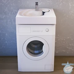 Раковина на стиральную машину 60х55 см Marko Perla