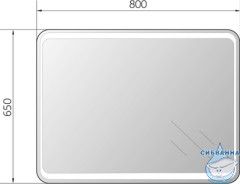 Зеркало 1Marka Eco 80