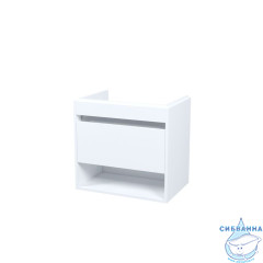 Тумба подвесная, с нишей, 60 см, белый, Zodiac X, IDDIS, ZDX60WNi95 подходит умыв. 4076000i28