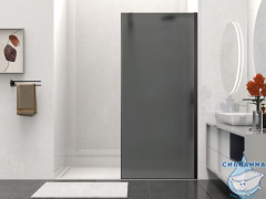 Walk-in Vincea Walk In HS 100 профиль черный, стекло тонированное VSW-1HS100GFB