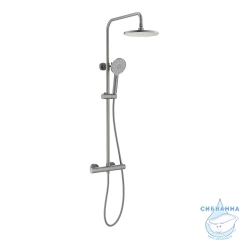 Душевая система Aquatek Европа 220 AQ2343BGM (черный хром)