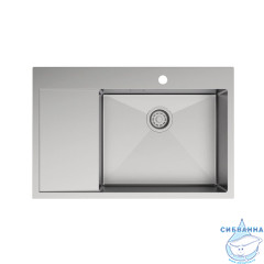 Мойка, нерж. сталь, сатин, чаша справа, 780*510, Haze, IDDIS, HAZ78SRi77