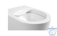 Унитаз подвесной безободковый Aquatek Мия AQ2004-00 (с сиденьем Soft Close (микролифт) 