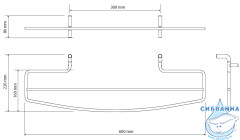 Полотенцедержатель Bemeta Rawell 134504232