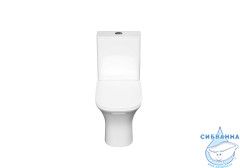 Унитаз напольный безободковый Aquatek Optima Square AQ4411-00 с бачком и сиденьем Soft Close (микролифт)