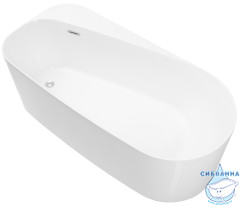 Акриловая ванна Allen Brau Priority 170x80 белый матовый
