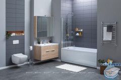 Акриловая ванна Aquanet Bright 170x70 с каркасом