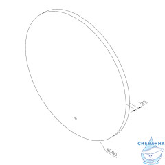 Зеркало Am.Pm X-Joy 80 см M85MOX40801S