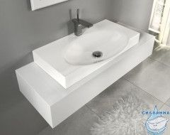 Раковина 76 см Sanita luxe Инфинити INF76SLWB01