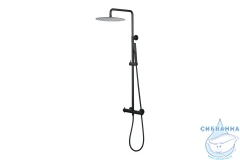 Душевая система Allen Brau Fantasy 300 1 режим 265494 (черный матовый)