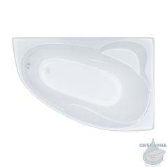 Акриловая ванна Тритон Изабель 170х100 левая с каркасом