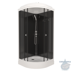Душевая кабина Тритон Топ 90x90 А профиль белый, стекло прозрачное Щ0000064609