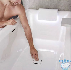 Акриловая ванна Riho Still Square 170x75 с каркасом