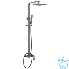 Душевая система Abber Wasserfall 250 1 режим AF8616NGL (никель)