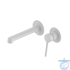 Встраиваемый смеситель для умывальника, белый матовый, Odda, IDDIS, ODDWT00i65