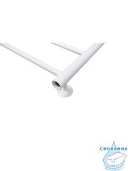 Полотенцесушитель водяной Санприз Аврора П6 80х50 (нижнее подключение 50 см) (белый матовый)