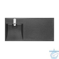 Раковина на стиральную машину Aqvaton Лондри 105x50 1A72833KLH21L левая