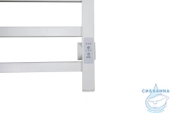 Полотенцесушитель электрический Санприз Контур П8 30х80 (белый матовый) (подключение универсальное)