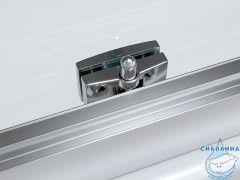 Душевое ограждение ABBER Schwarzer Diamant 150x100 профиль хром, стекло прозрачное AG30150H-S100-S100 (без поддона)