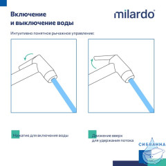 Гигиеническая лейка Milardo Эссеншл ESS2FCRM20 (хром)