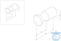 Крючок AM.PM Sensation A3035500