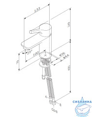 Смеситель для раковины AM.PM X-Joy F85B02100 (без донного клапана) (хром)
