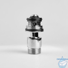 Дивертор для смесителя, латунь, h=59 мм, M26x1,5, вытяжной, хром, IDDIS, 997B0259SM