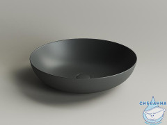  Раковина на столешницу 52 см Ceramicanova Element CN6017MDH (антрацит)