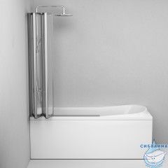 Шторка для ванны Am.Pm Like W80BS-100-140CT 80х140