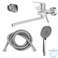 Смеситель для ванны Azario Lursy AZ-K1749BN (сатин)